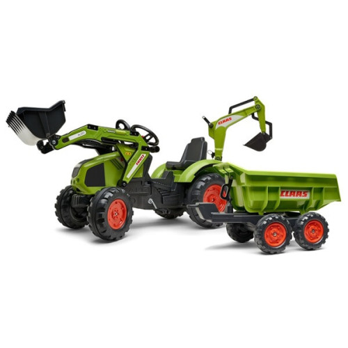Детский трактор на педалях Falk 1010W CLAAS AXOS  зеленый